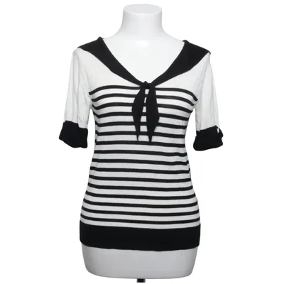 Top (Black, White) from Hell Bunny Viscose
