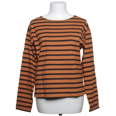 Langærmet t-shirt (Sort, Orange) fra Everlane Økologisk bomuld