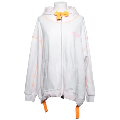 Hoodie (White, Orange) from Yippie Hippie Cotton, Lyocell, Polyester