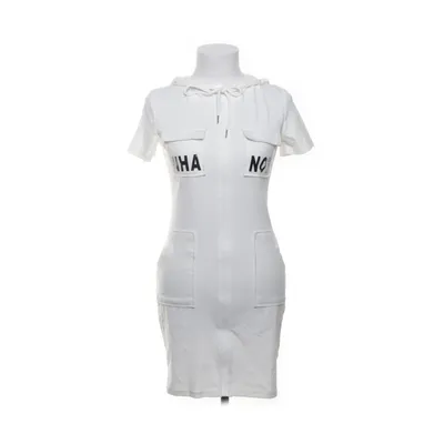 Hood dress (White) from GiorGia Cotton, Elastane