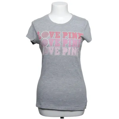 T-shirt (Grå, Pink) fra Pink Victoria's Secret Bomuld, Polyester