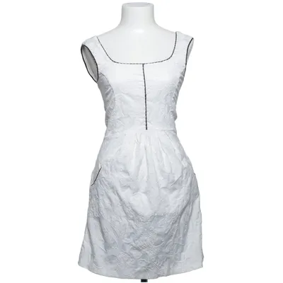 Kleid (Weiß) von Just Rich Class Baumwolle, Elasthan, Polyamid
