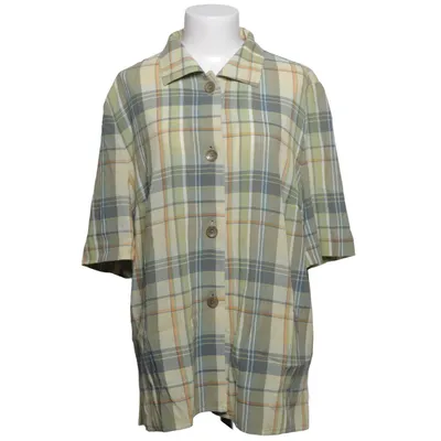 Kortärmad skjorta (Grön, Beige, Flerfärgad) från HammerSchmidt Polyester, Ull