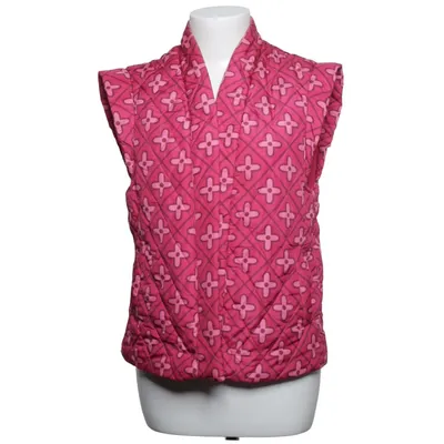 Ydervest (Onllemma Aop Quilt Vest Pnt) fra ONLY Blue Denim Polyester