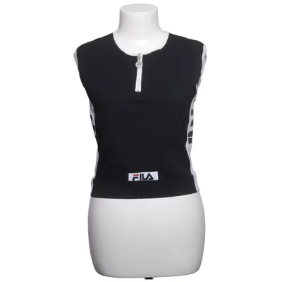 Crop top (Noir, Blanc) de Fila Coton, Élasthane