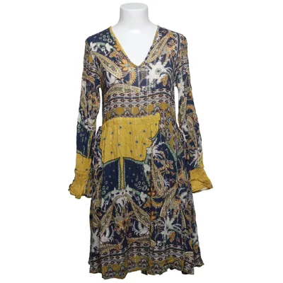 Robe (Jaune, Bleu, Multicolore) de La Fée Maraboutée Fibre métallique, Viscose