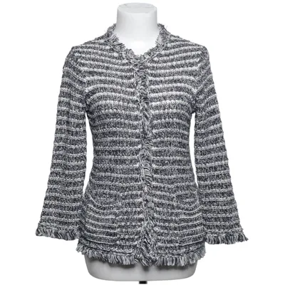 Cardigan (Black, White) from Uta Raasch Cotton, Polyamide, Polyester, Viscose