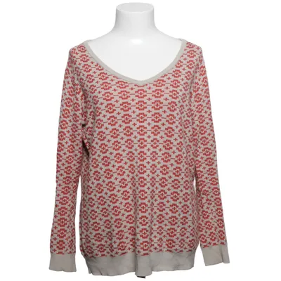 Pull-over (Beige, Rouge) de Fragile Coton, Élasthane, Polyamide