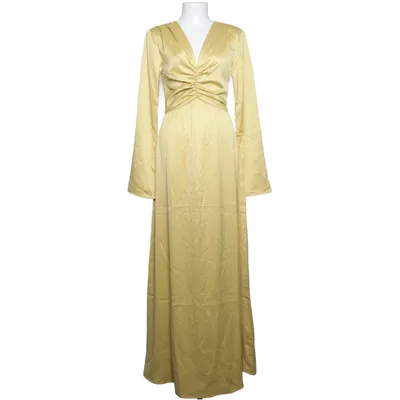 Maxi dress (Yellow) from Adoore Elastane, Polyester