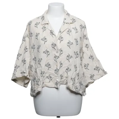 Korte mouwen shirt (Beige, Zwart) van Zara