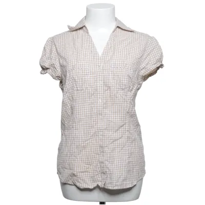 Korte mouwen shirt (Beige, Wit) van Yessica Katoen