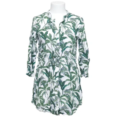 Shirt dress (White, Green) from MyWear Woman Viscose