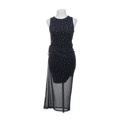 Maxi dress (Black, Multicolored) from Topshop Maternity Elastane, Polyester