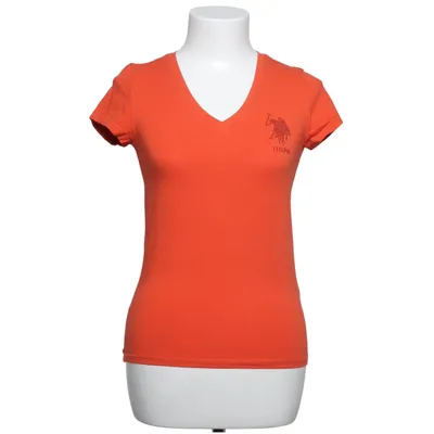 T-shirt (Orange) från U.S. Polo Assn. Bomull, Elastan