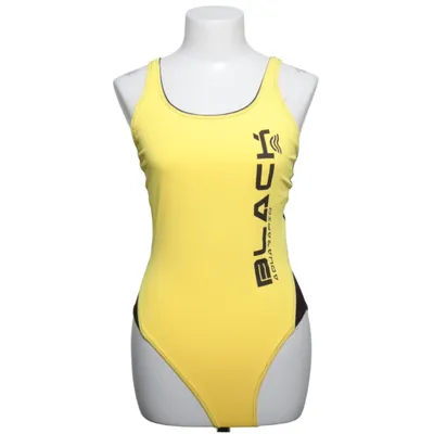 Swimsuit (Yellow, Black) from Aquarapid Polybutylene, Polyester