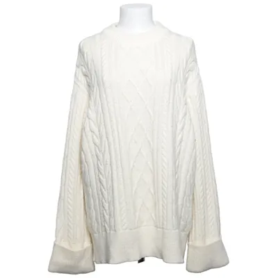 Sweater (White) from Josefine HJ x NA-KD Acrylic, Polyamide, Polyester