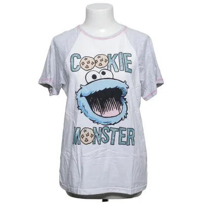 T-shirt (Hvid, Grå, Blå) fra Sesame Street