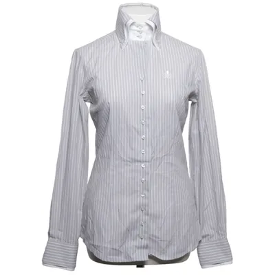 Shirt (Gray, White) from Fior Da Liso Elastane, Polyamide