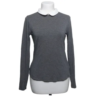 T-shirt à manches longues (Gris) de Hobbs Coton, Élasthane, Viscose