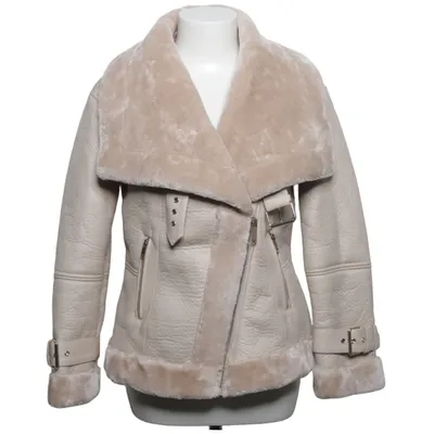 Shearling Jacke (Beige) von River Island Polyester, Polyurethan