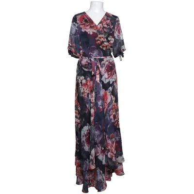 Wrap dress (Black, Red, Purple) from Haust Elastane, Polyester, Viscose