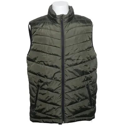 Outer vest (Green) from Jean Pascale Cotton, Polyester