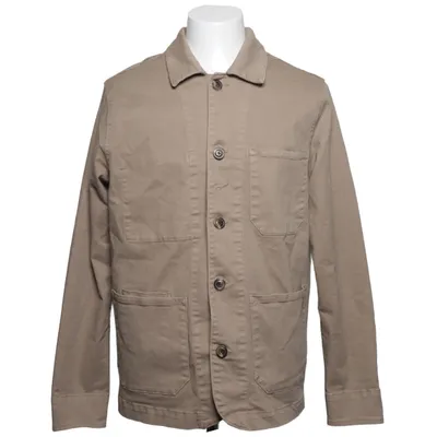 Överskjorta (Beige) från Selected Homme Elastan, Ekologisk bomull