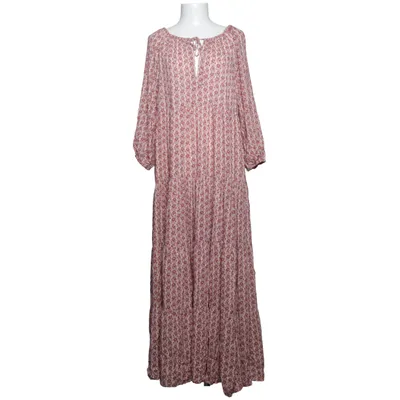 Maxi dress (Pink, Beige) from Oysho Metallic fiber, Viscose