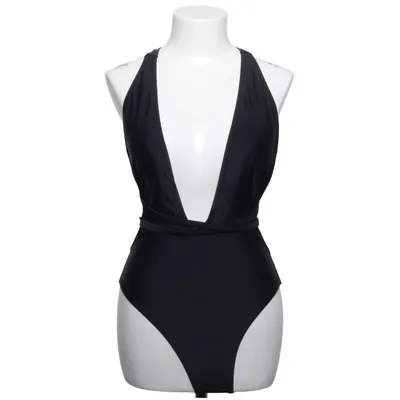 Maillot de bain une pièce (Noir) Élasthane, Polyamide