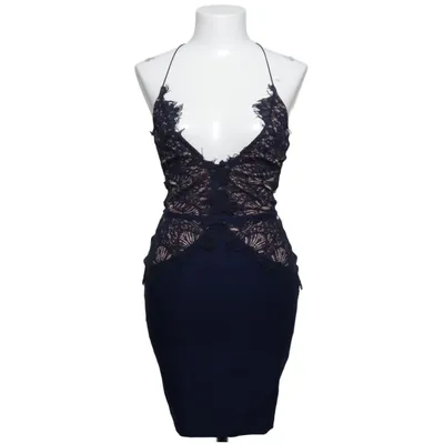 Cocktailjurk (Blauw) van Rare London Elastaan, Polyamide, Polyester, Viscose