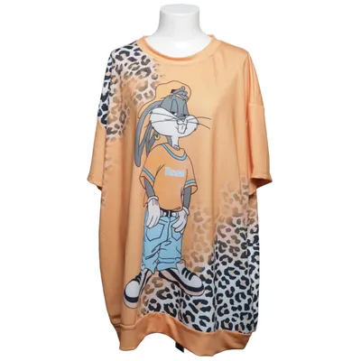 T-shirt (Oranje, Meerkleurig) van New Collection Elastaan, Viscose