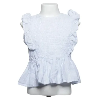 Top (Blue, White) from Creamie Cotton