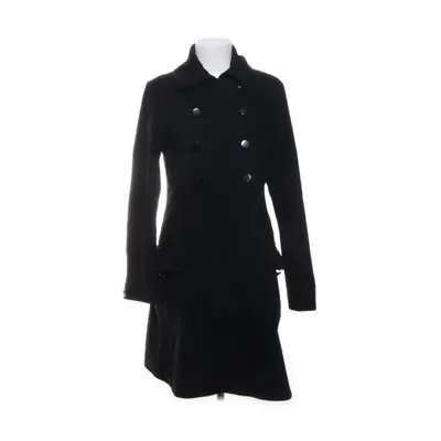 Frakke (Sort) fra BZR by Bruuns Bazaar Nylon, Uld