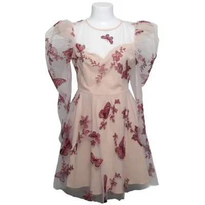 Kjole (Beige, Rød, Flerfarvet) fra Double Crazy Elastan, Polyester