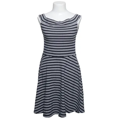 Jurk (Blauw, Wit) van Superdry Katoen, Elastaan