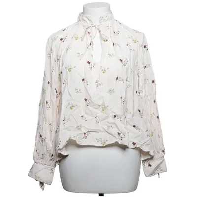 Blouse (Wit, Meerkleurig) van H&M Viscose