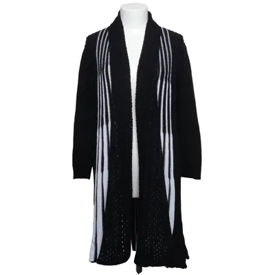 Cardigan (Sort, Hvid) fra REAL