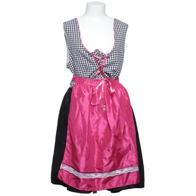 Dirndl (Sort, Hvid, Pink) fra Gold Polyester