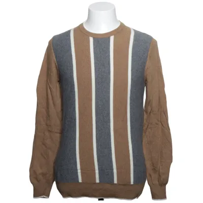 Pull-over (Marron, Gris, Blanc) de Alpha Studio Cachemire, Soie, Viscose, Laine