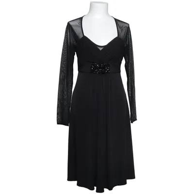 Evening gown (Black) from Donna Ricco Elastane, Polyester