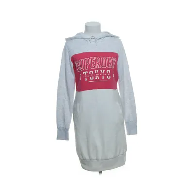 Huvklänning (Grå, Röd, Vit) från Superdry Bomull, Polyester