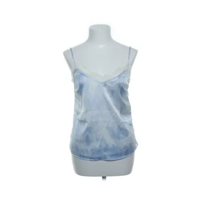 Tank Top (Blue, White) from Abercrombie & Fitch Polyester