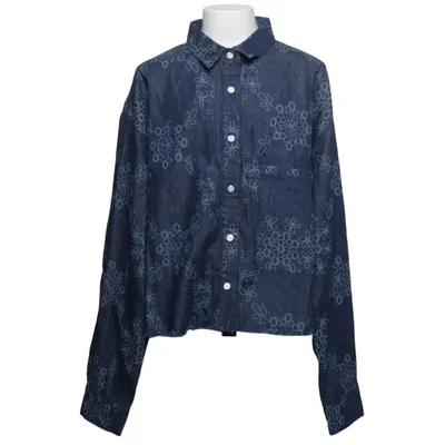 Denim shirt (Blue, White) from Blue Effect Cotton
