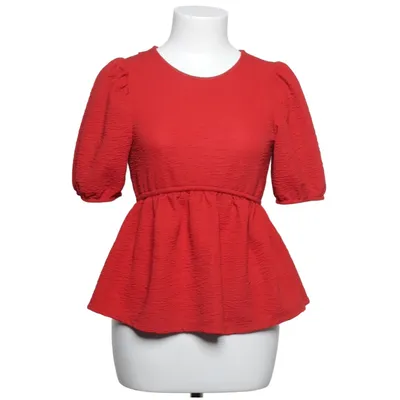 Peplumbluse (Rød) fra Gina Tricot Elastan, Polyester