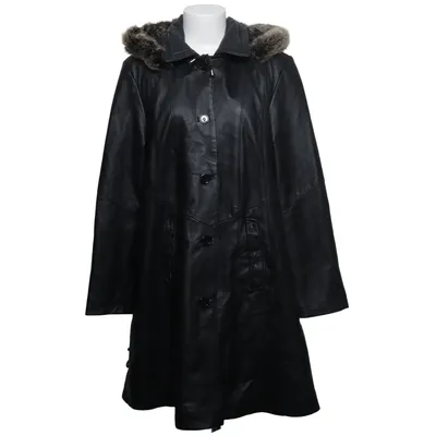 Leren jas (Zwart) van Rino & Pelle Leer, Polyester