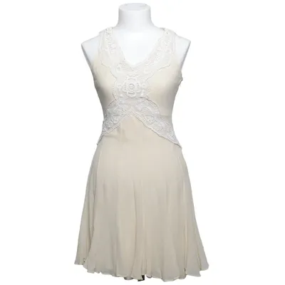 Déshabillé (Beige, Blanc) de Temperley Coton, Polyamide, Soie