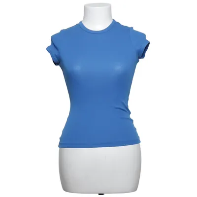 T-shirt (Blå) fra Weekday Elastan, Bomuld