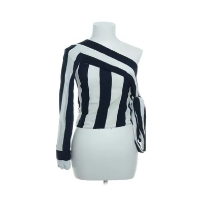 Wikkelblouse (Blauw, Wit) van Zara Trafaluc Collection