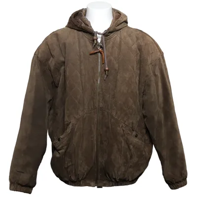 Lederjacke (Braun) von Hollies Acetat, Baumwolle, Leder