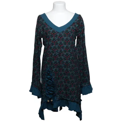 Dress (Blue, Black, Multicolored) from Vishes Cotton